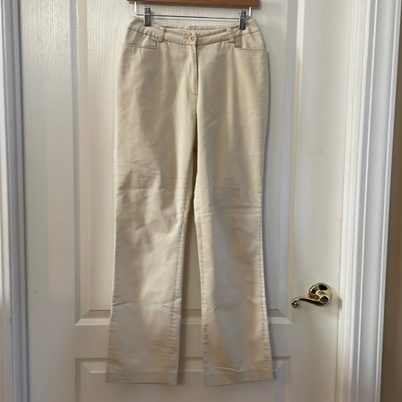 Lilly Pulitzer Straight Leg Khaki Pants. Size 2 - Picture 1 of 5